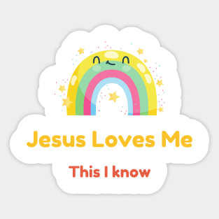 Jesus loves me this I know Sticker